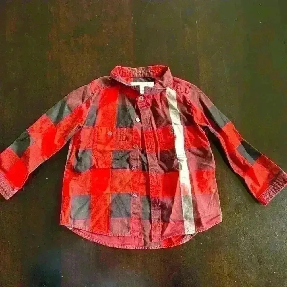Burberry dress shirt size 12 months